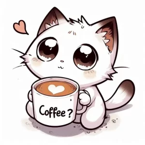 Buy me a coffee kitty